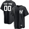 Custom New York Yankees Jersey - Black