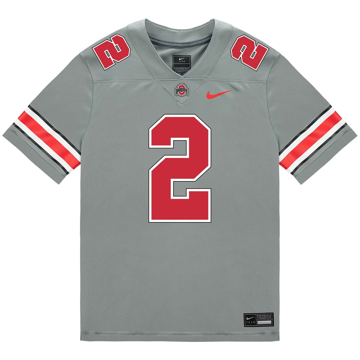 Caleb Downs Ohio State Buckeyes Jersey – Grey