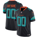 Custom Miami Dolphins 2025 Rivalries Collection Game Jersey - Pitch Blue