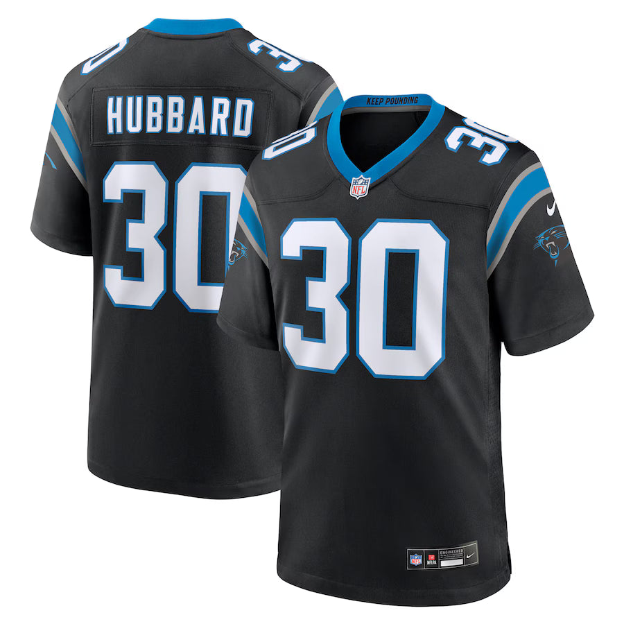 Chuba Hubbard Carolina Panthers Jersey - Black